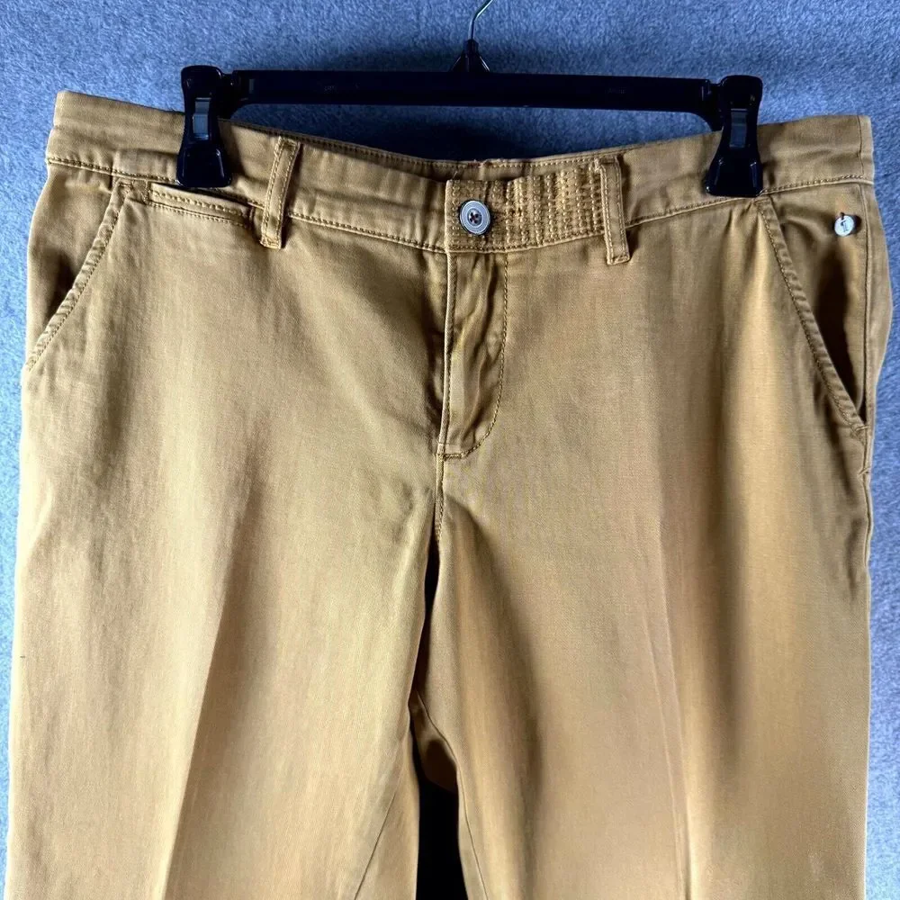 Anthropologie Pilcro and The Letterpress Stet Pants Women's 30 Mustard Mid Rise‎
